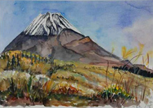 富士山のスケッチ11の画像
