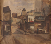 パリの街角の画像