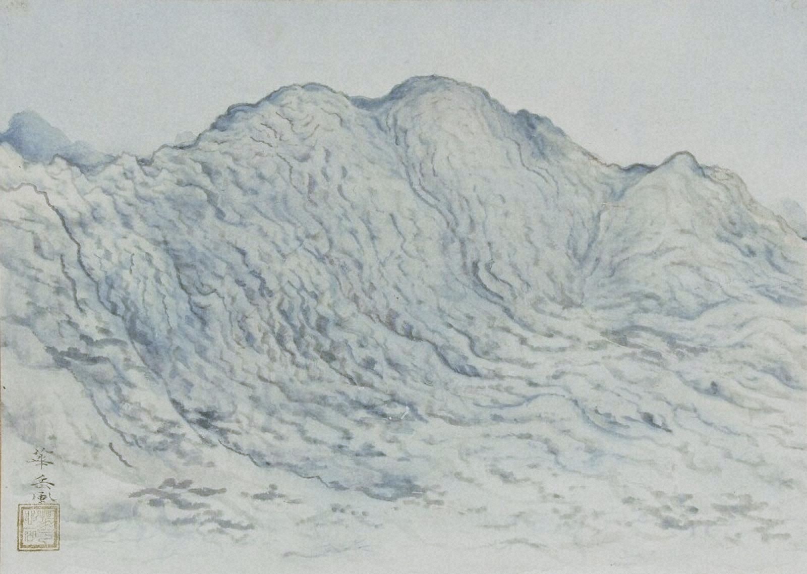 画像：村上華岳「春峰晴煙図」<br>昭和3（1928）