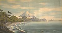 駿州薩陀山富士遠望図