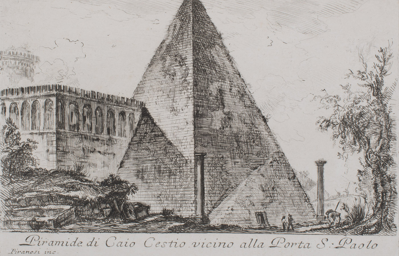 サン・パオロ門近く、ガイウス・ケスティウスのピラミッド 