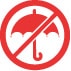禁止携带雨伞！
