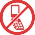 携帯電話などの使用禁止