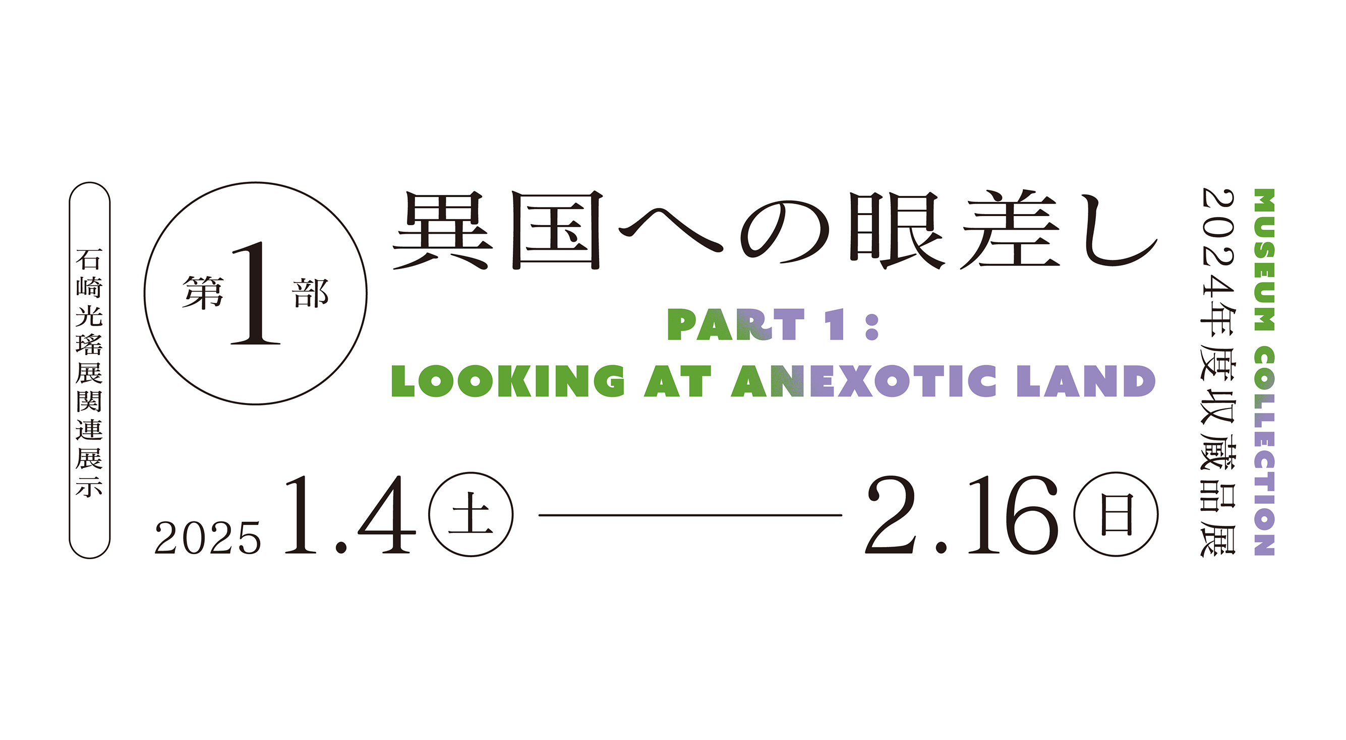 石崎光瑤展関連展示 第1部 異国への眼差し（収蔵品展）