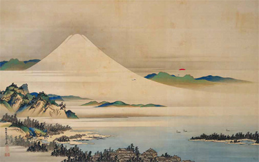 狩野永岳《富士三保松原図》の画像