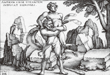 ヘラクレスとアンタイオスの画像
