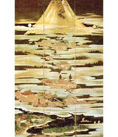 狩野元信《富士参詣曼荼羅図》富士山本宮浅間大社（重要文化財）の画像