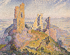 ポール・シニャック《サン＝トロぺ、グリモーの古城》の画像