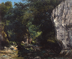 ギュスターヴ・クールベ《ピュイ・ノワールの渓流》の画像