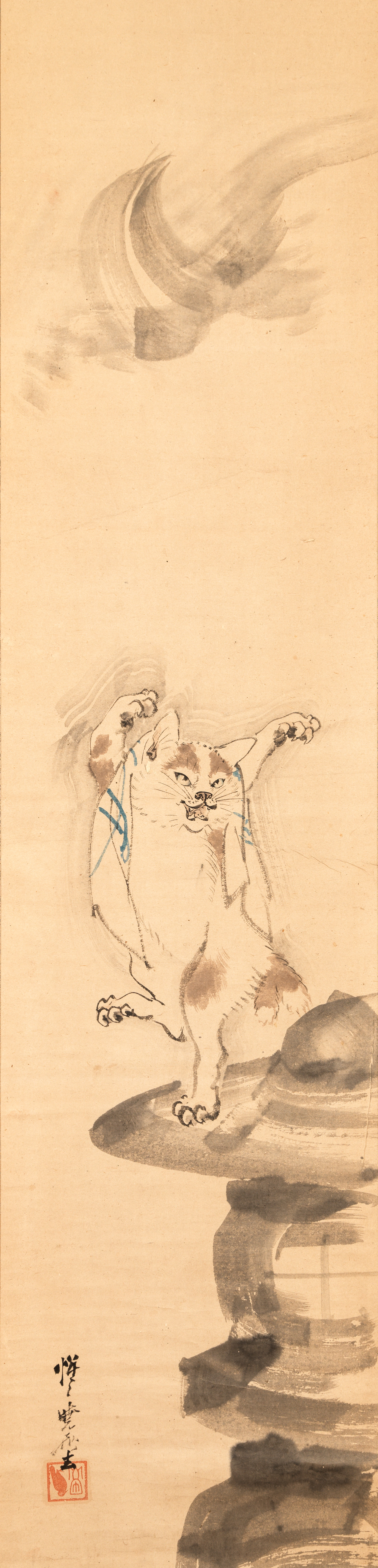 画像：河鍋暁斎《猫又図》明治4～22年（1871–89） Photo: Ken Adlard