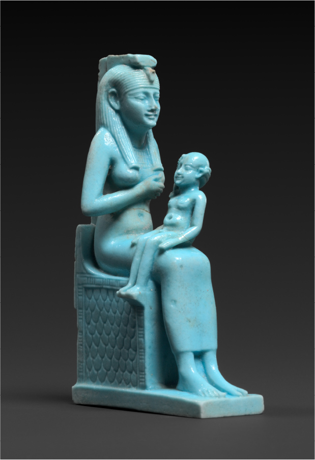 画像：《ホルスに授乳するイシス女神》前664～前525年頃