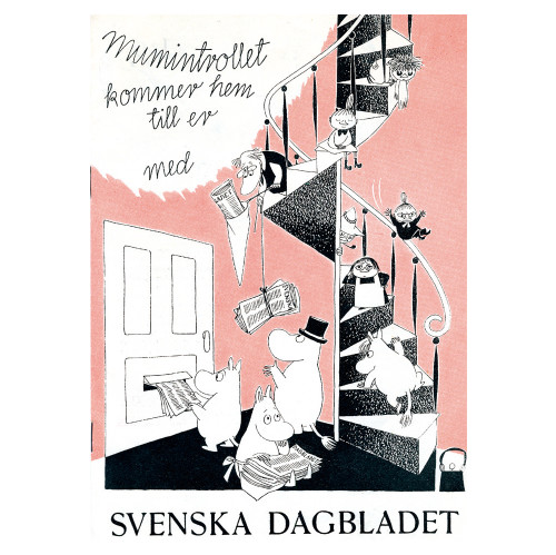 画像：トーベ・ヤンソン《スウェーデンの日刊紙「スヴェンスカ・ダーグブラーデット」広告》1957年　